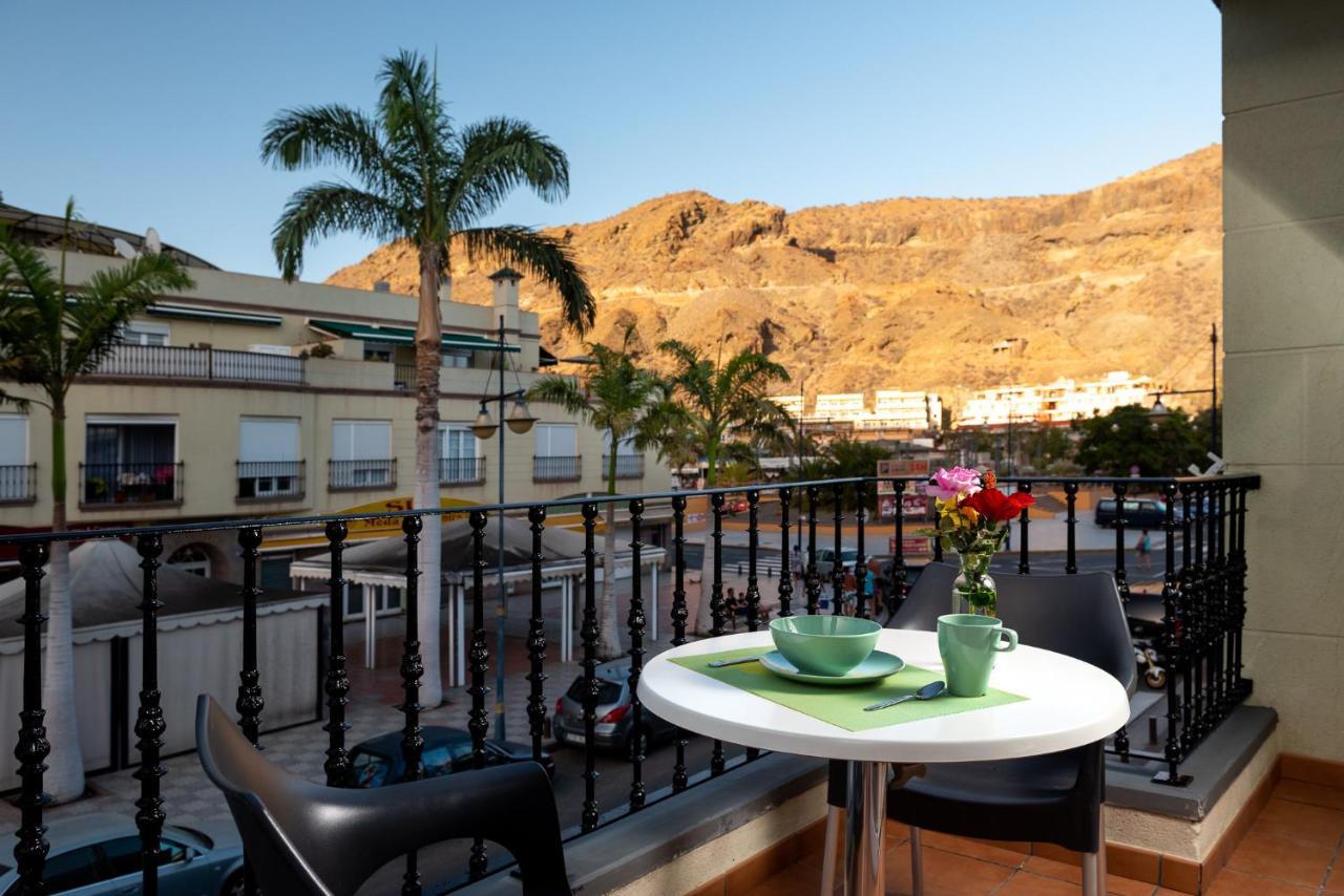 Ferienwohnung Edificio Playa Puerto De Mogan Exterior foto