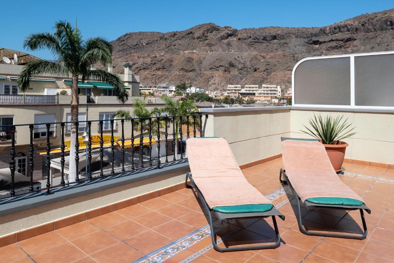 Ferienwohnung Edificio Playa Puerto De Mogan Exterior foto