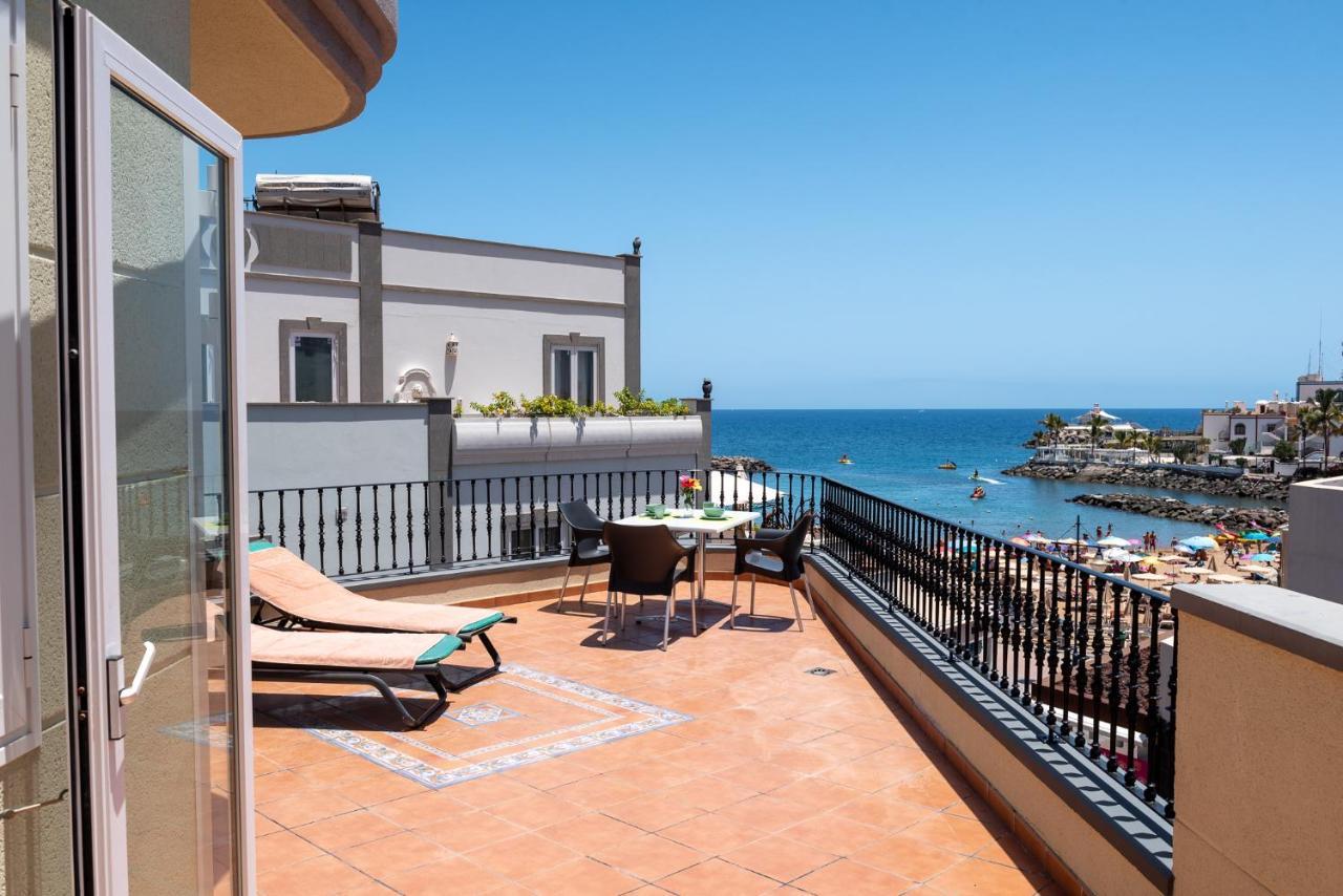 Ferienwohnung Edificio Playa Puerto De Mogan Exterior foto
