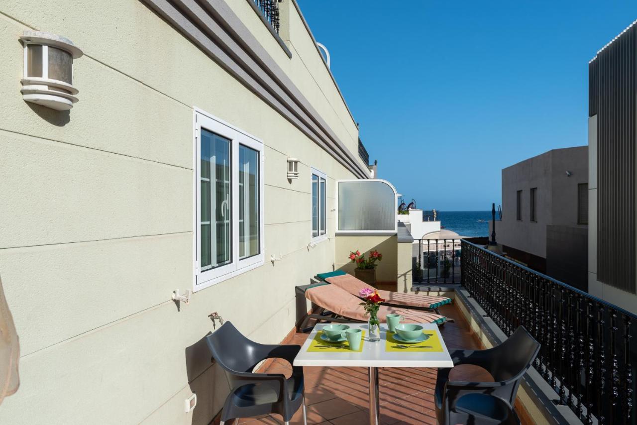 Ferienwohnung Edificio Playa Puerto De Mogan Exterior foto